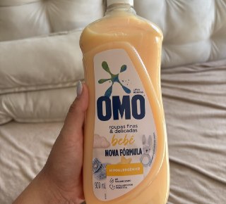 OMO Sabão Líquido Roupas Finas E Delicadas Bebê 900Ml