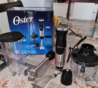 Oster Mixer Power Black Inox 750w 3 em 1 220V