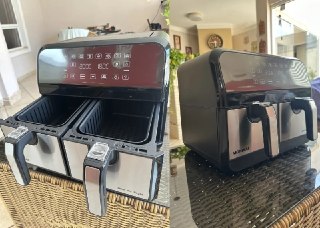 Fritadeira Air Fryer Dual Duplo Cesto 8L Mondial 2200W - 110v