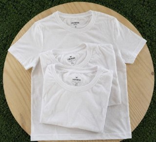 Kit 5 Camisetas Hering Slim (P, M e XG)