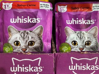 Ração Úmida Whiskas Sachê Carne ao Molho 85g - 20 un