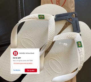 Chinelo Havaianas Brasil Logo
