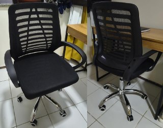 Cadeira de Escritório Ergonômica Mesh Giratória