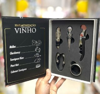 Kit Vinho 5 Peças Uny Gift