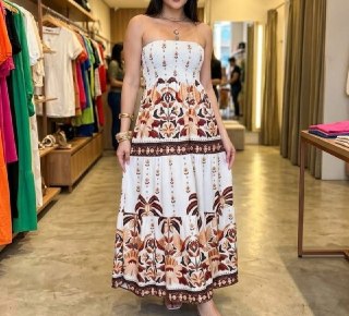 Vestido Tomara Que Caia Estampa Floral