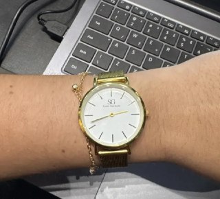 Relógio Dourado Chelsea Gold 32mm Saint Germain