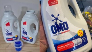 Lava-Roupas Líquido Omo Lavagem Perfeita Frasco 1,8l