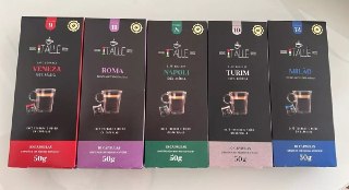 Cápsulas Compativeis Nespresso Café moido e torrado Cafe Italle 50 Und