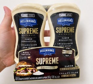 Pack Maionese Hellmann's Supreme Squeeze 330g - 2 unidades