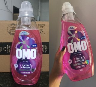Omo Ciclo Rápido Ação Cuidado Frasco 1,4L