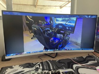 Monitor HQ Gamer 34" Curvo Branco 180hz