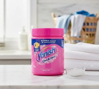 Tira Manchas em Pó Vanish Oxi Action Pink 450g para Roupas Coloridas