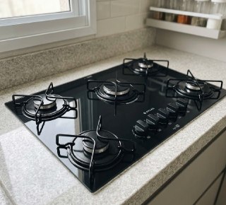 Cooktop 5 Bocas Mesa De Vidro Atlas Agile Up Bivolt