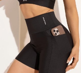 Short Fitness Com Bolsos Laterais Atletyca (12 Cores)