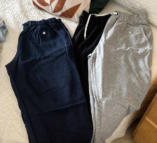 Kit 3 Calça Tactel Jogger Elastano Affluere