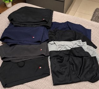 Kit 8 Peças Dry Fit Sandrini: 4 Camisetas + 4 Shorts