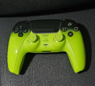 Controle sem fio PlayStation DualSense Remix Green