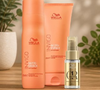 Wella Nutri-enrich Sh 250ml+cond 200ml+oil Reflections 30ml
