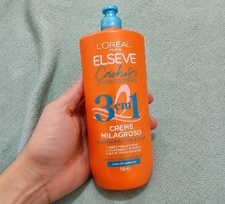 L'Oréal Paris Elseve Creme para Pentear Milagroso 3 Em 1 Cachos Longos Dos Sonhos 500ml