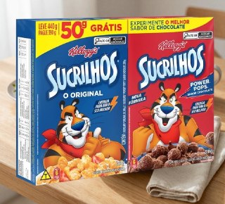 Duo Pack Sucrilhos Original 240g + Power Pops 200g Kellogg's