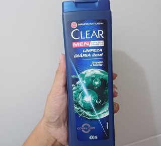 Clear Men Shampoo Anticaspa 2 em 1 Limpeza Diária 400ml