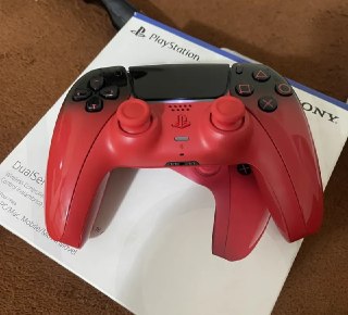 Controle sem fio PlayStation DualSense Techno Red
