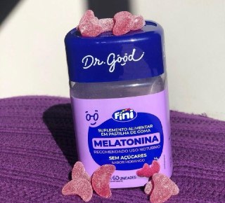 Melatonina Em Gomas Sabor Morango 60 Gomas - Fini Dr Good