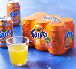 Pack de Fanta Laranja Lata 350ml 6 Unidades