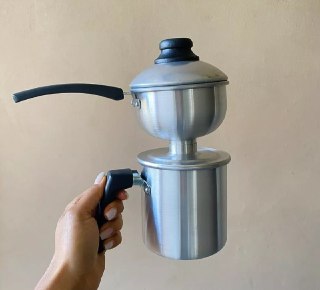 Cuscuzeiro Individual em Alumínio